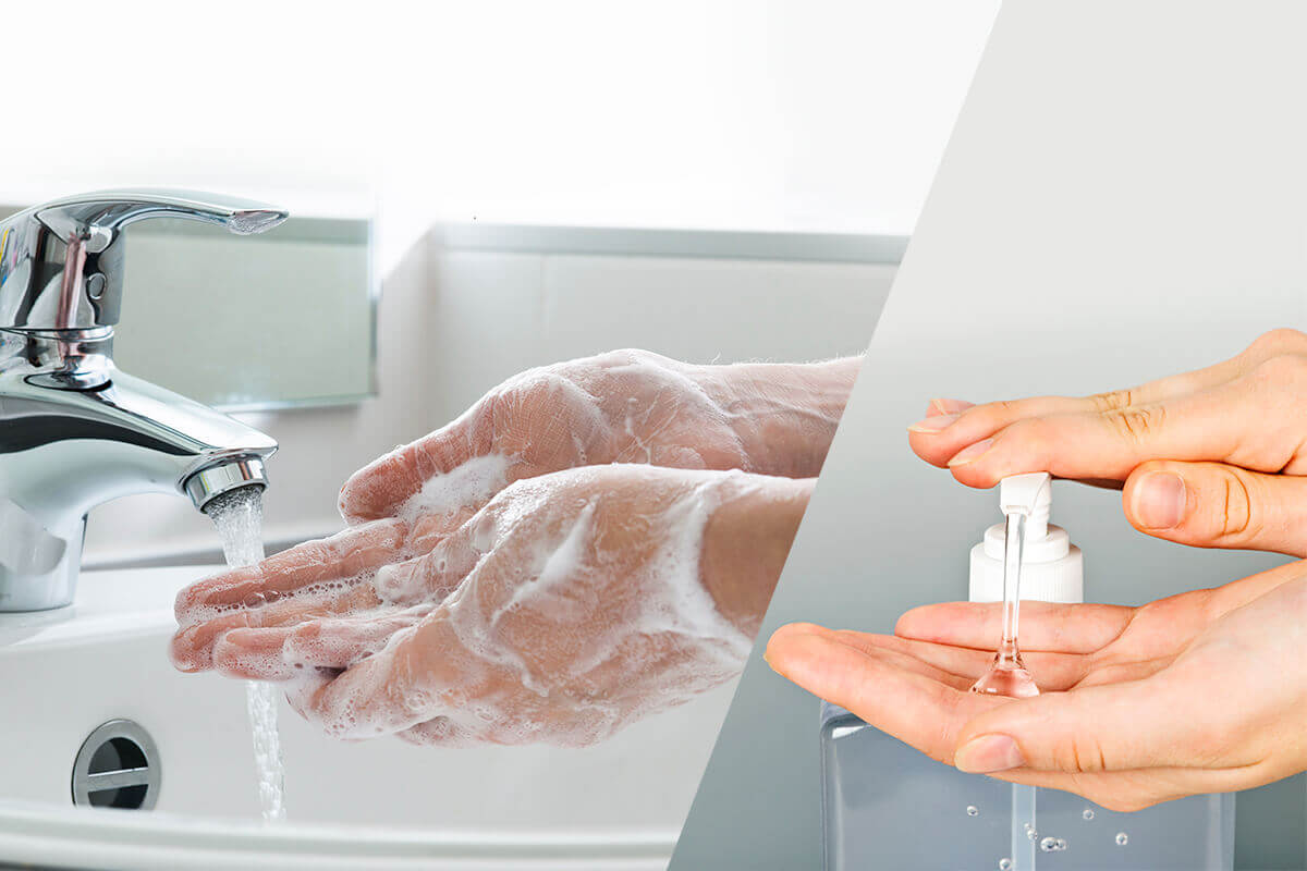 Hand Sanitizer vs Soap Water